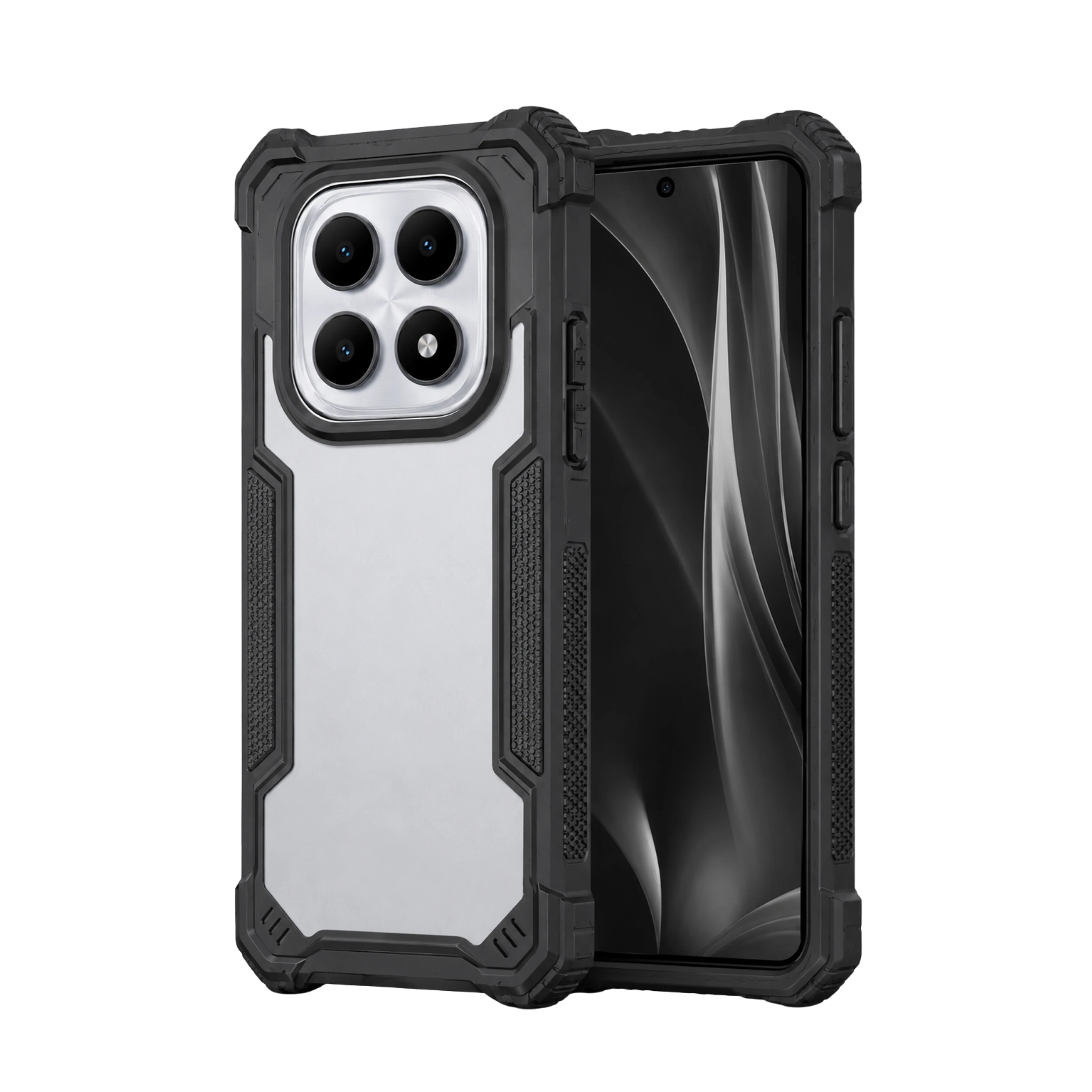 rugged black mobile case